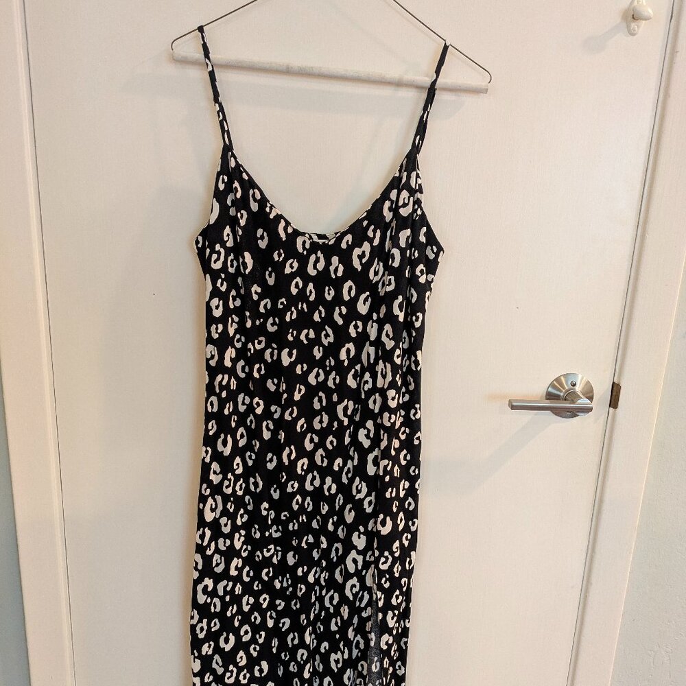 Reformation Crimini Dress • V-Neck Midi Slip • Adjustable Straps - Picture 1 of 2